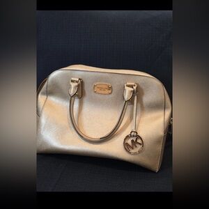 Michael Kors Metallic Gold Satchel